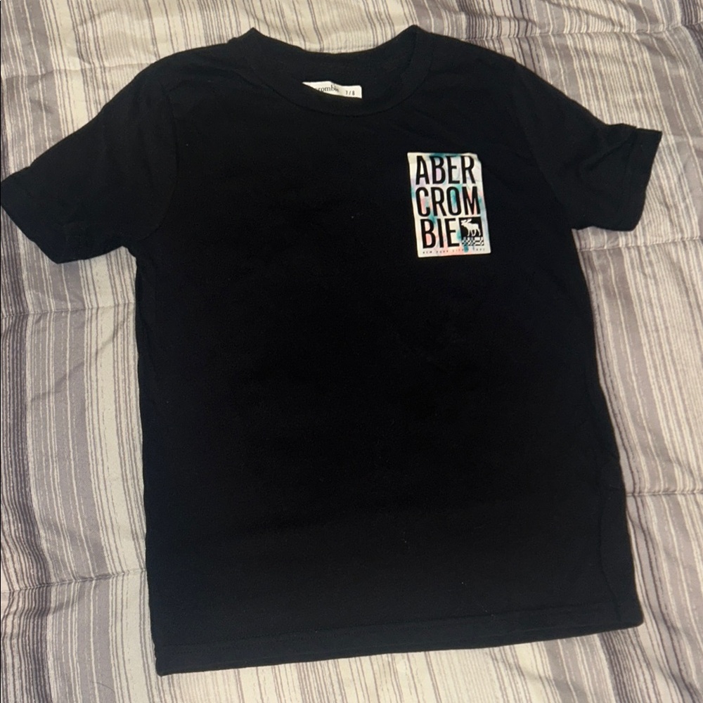 Abercrombie & Fitch Kids Black Tee with Logo